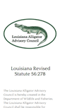 Mobile Screenshot of louisianaalligators.com