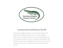 Tablet Screenshot of louisianaalligators.com